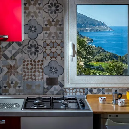 La Finestra Sul Mare Dello Zingaro Villa Scopello  Exterior photo